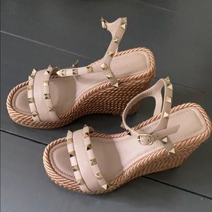 Valentino Studded Wedges
